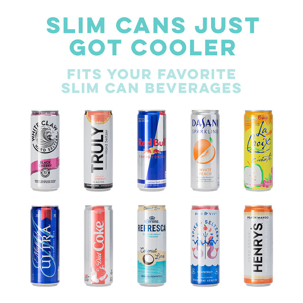 SWIG Ultra Violet Slim Can Cooler