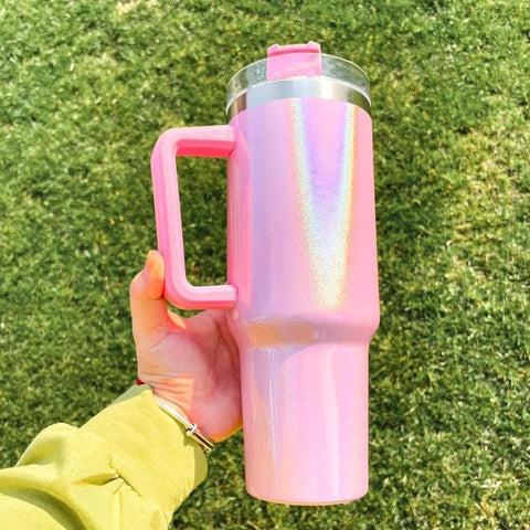 Shimmer Light Pink 40oz Tumbler