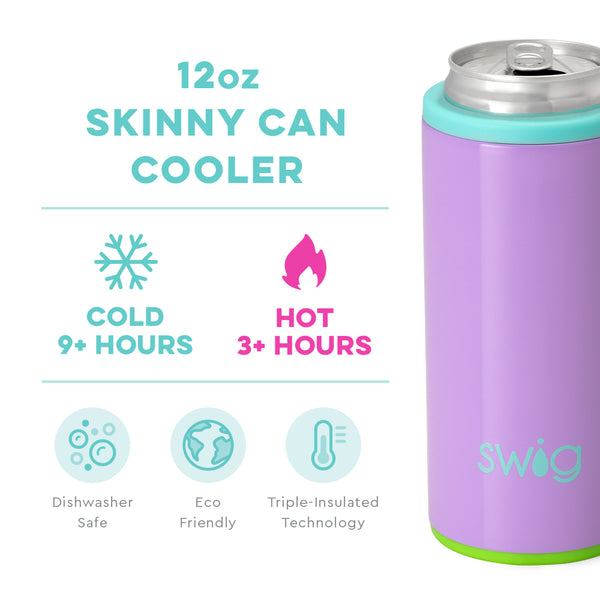 SWIG Ultra Violet Slim Can Cooler