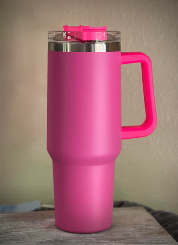 Bright Pink 40oz Tumbler