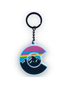 Colorado Keychain-Pink Sky