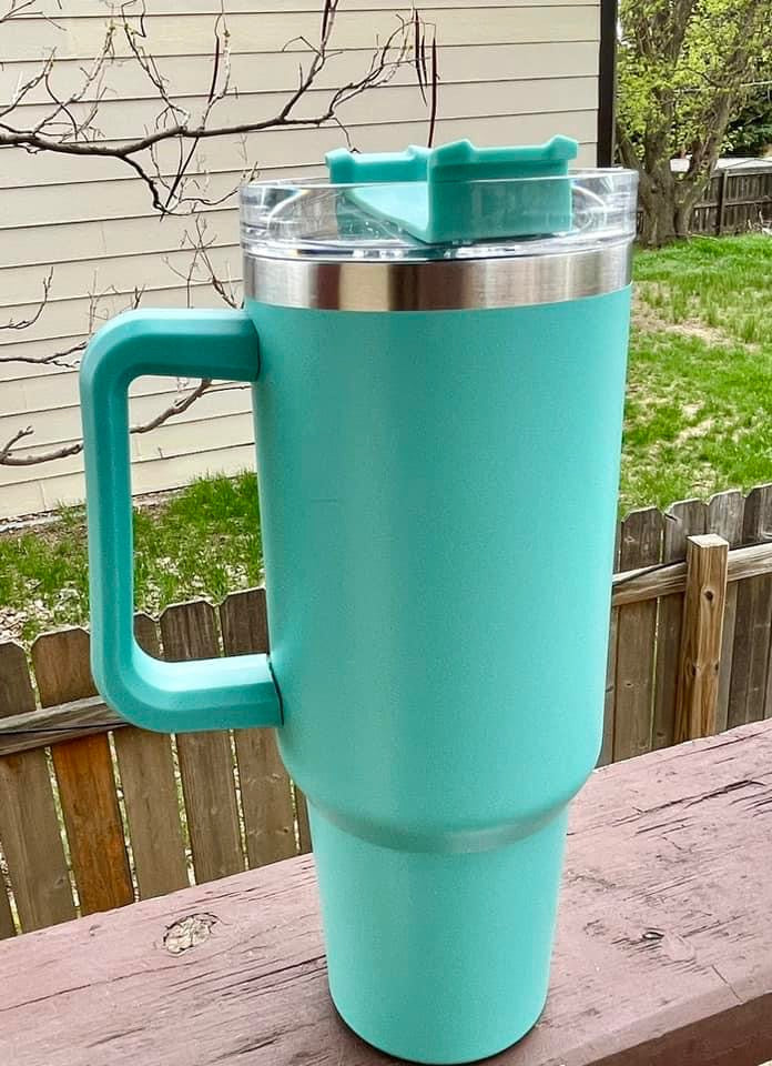 Aqua 40oz Tumbler