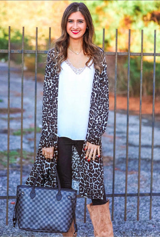 Leopard Cardigan