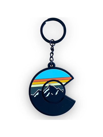 Colorado Keychain- Blue Sky