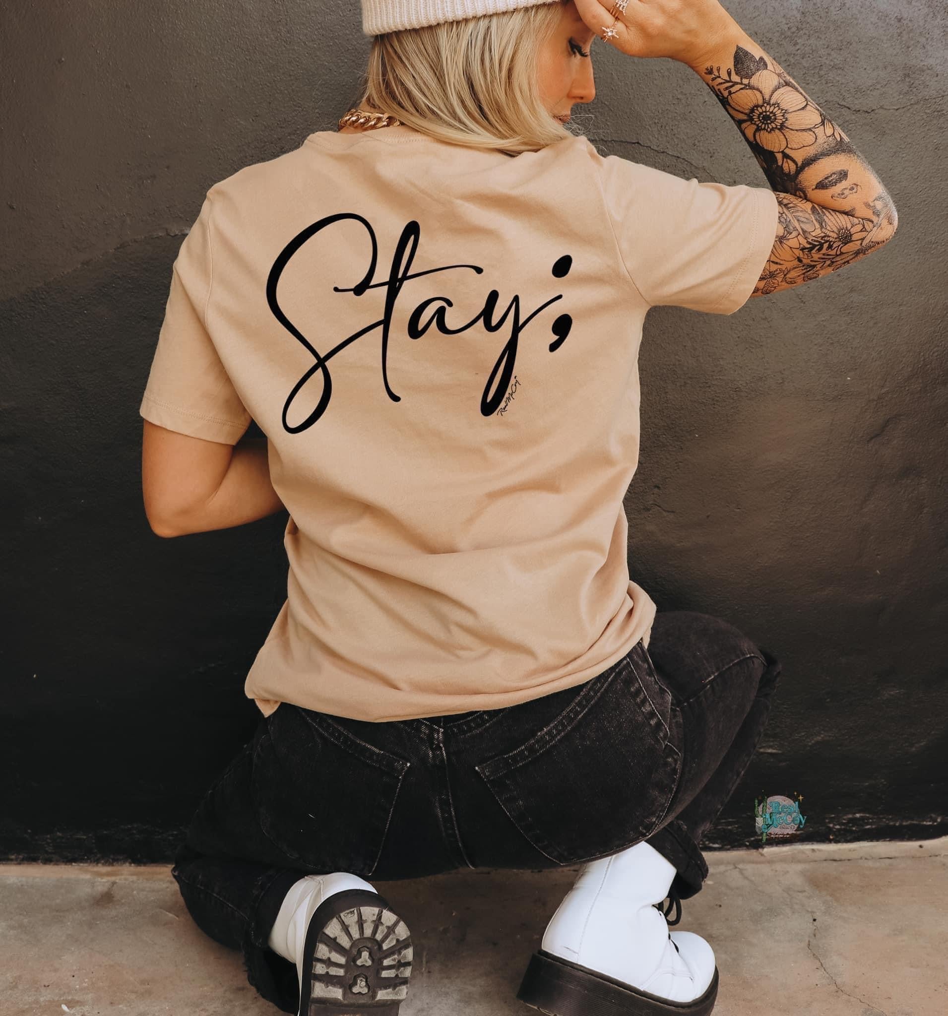 Stay; The World Needs You