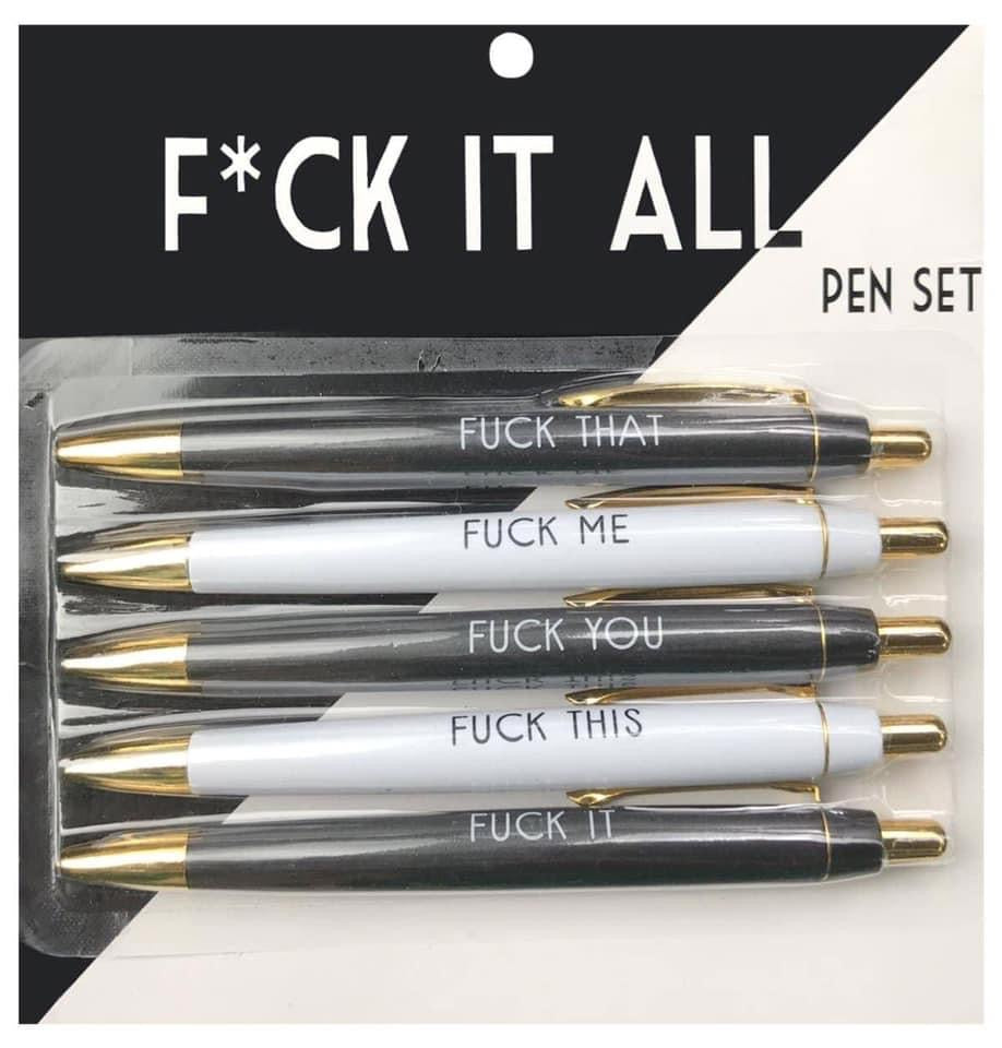 Funny Pen Sets – Shabby Chic Boutique XOXO