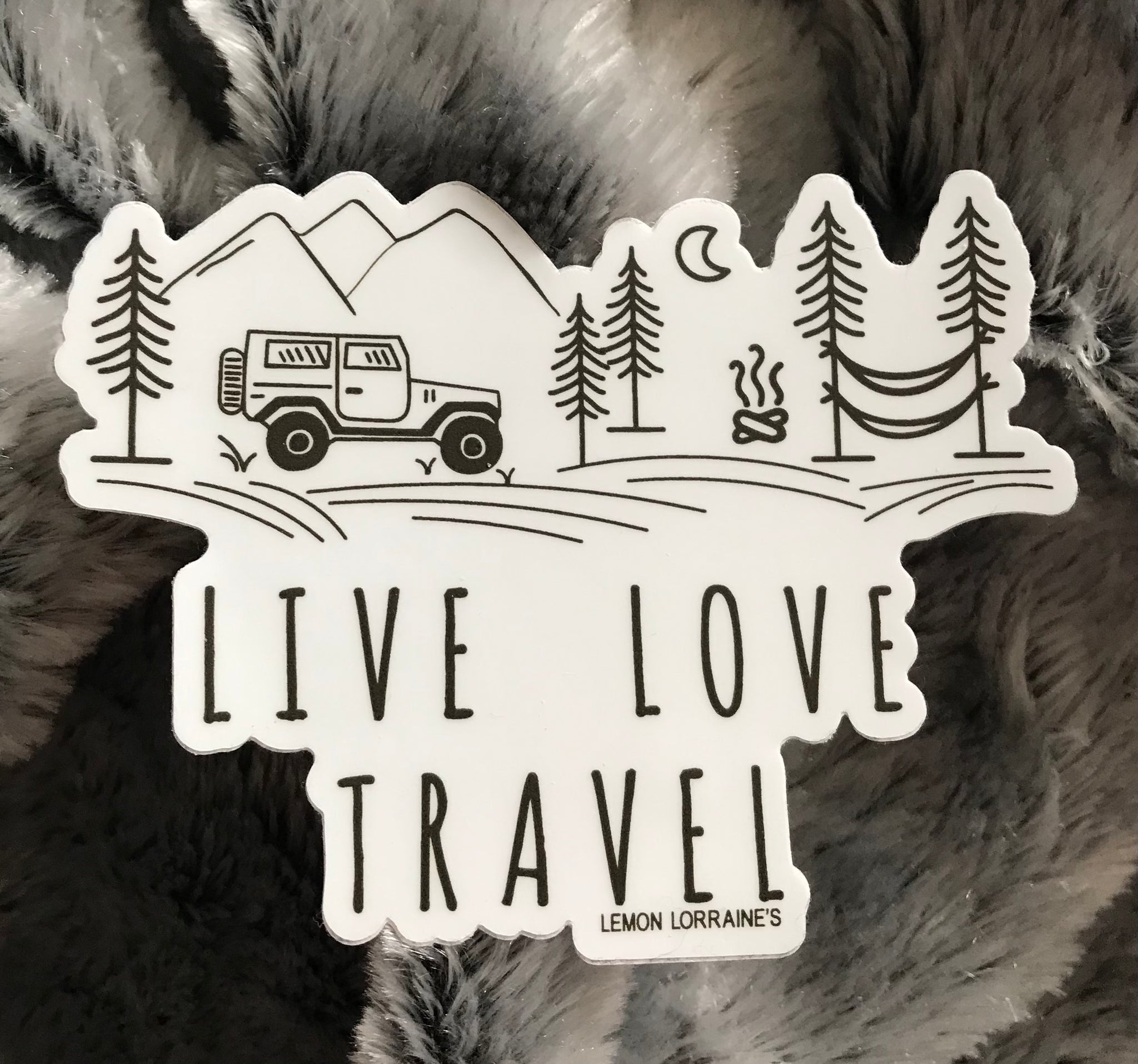 LIVE LOVE TRAVEL Sticker